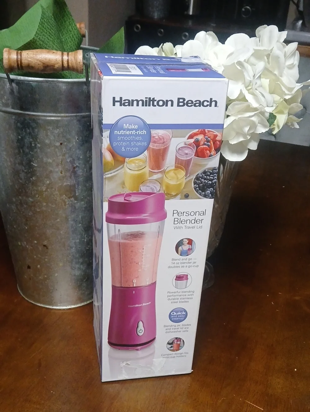 Hamilton Beach Personal Blender - Magenta Pink